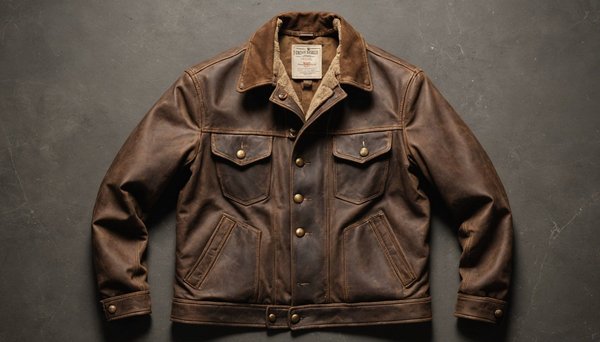 Découvrez la veste en whipcord marron d'iron heart à acheter